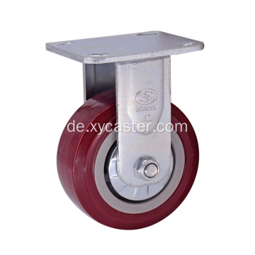 PVC 5 Zoll Fixed Heavy Duty Caster